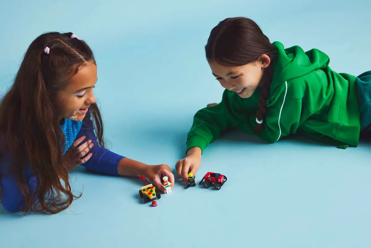 LEGO City Pizza vs. Fire Truck Race Car Pack 60458