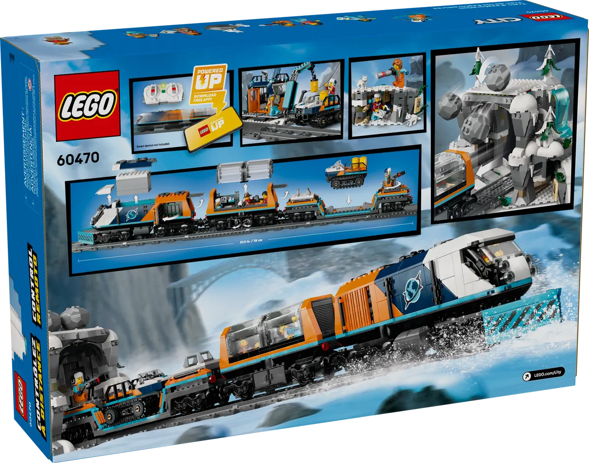LEGO City Explorers’ Arctic Polar Express Train 60470