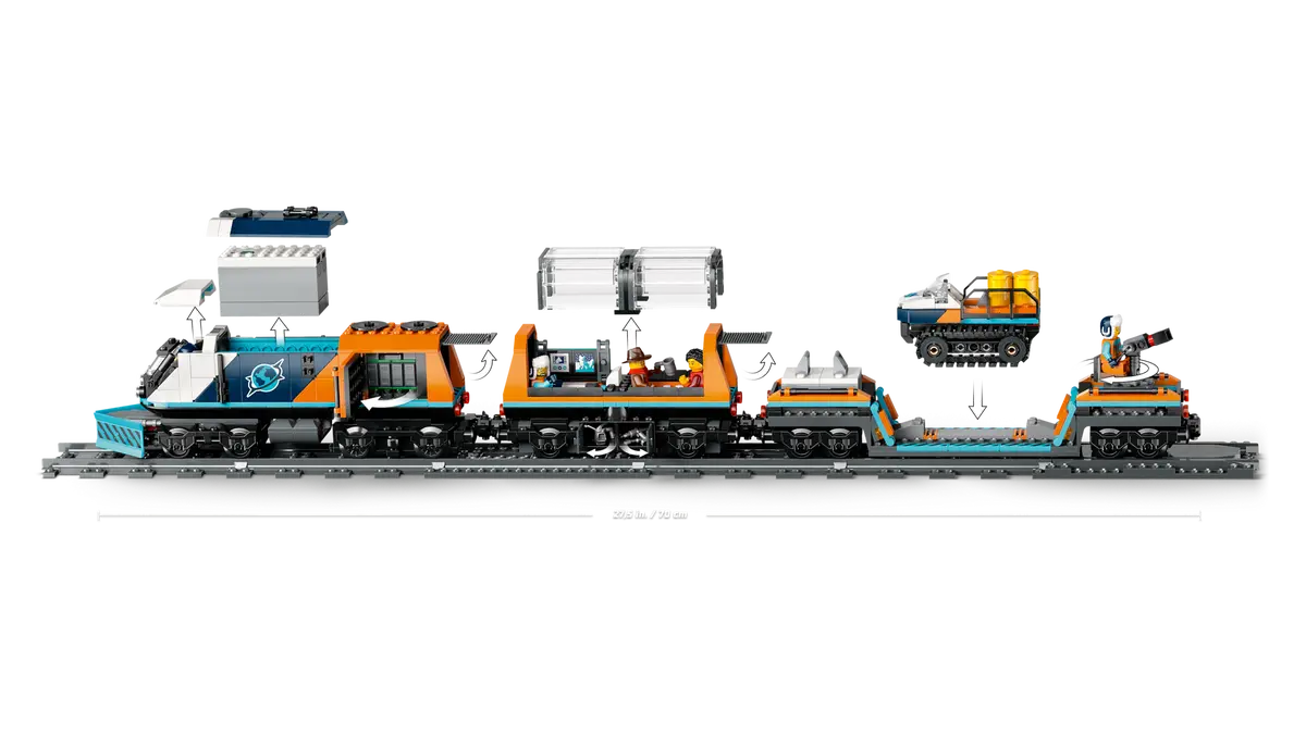 LEGO City Explorers’ Arctic Polar Express Train 60470