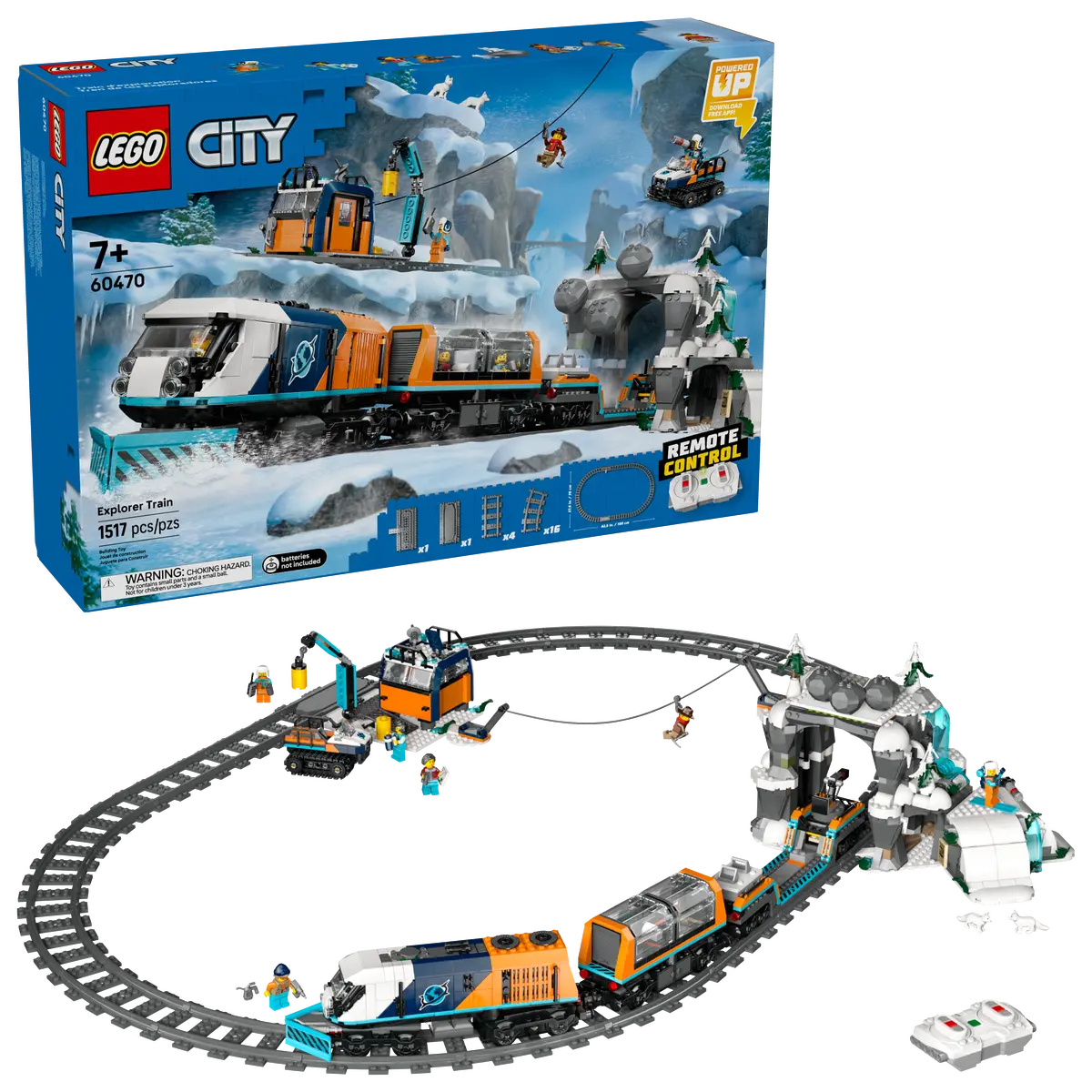 LEGO City Explorers’ Arctic Polar Express Train 60470