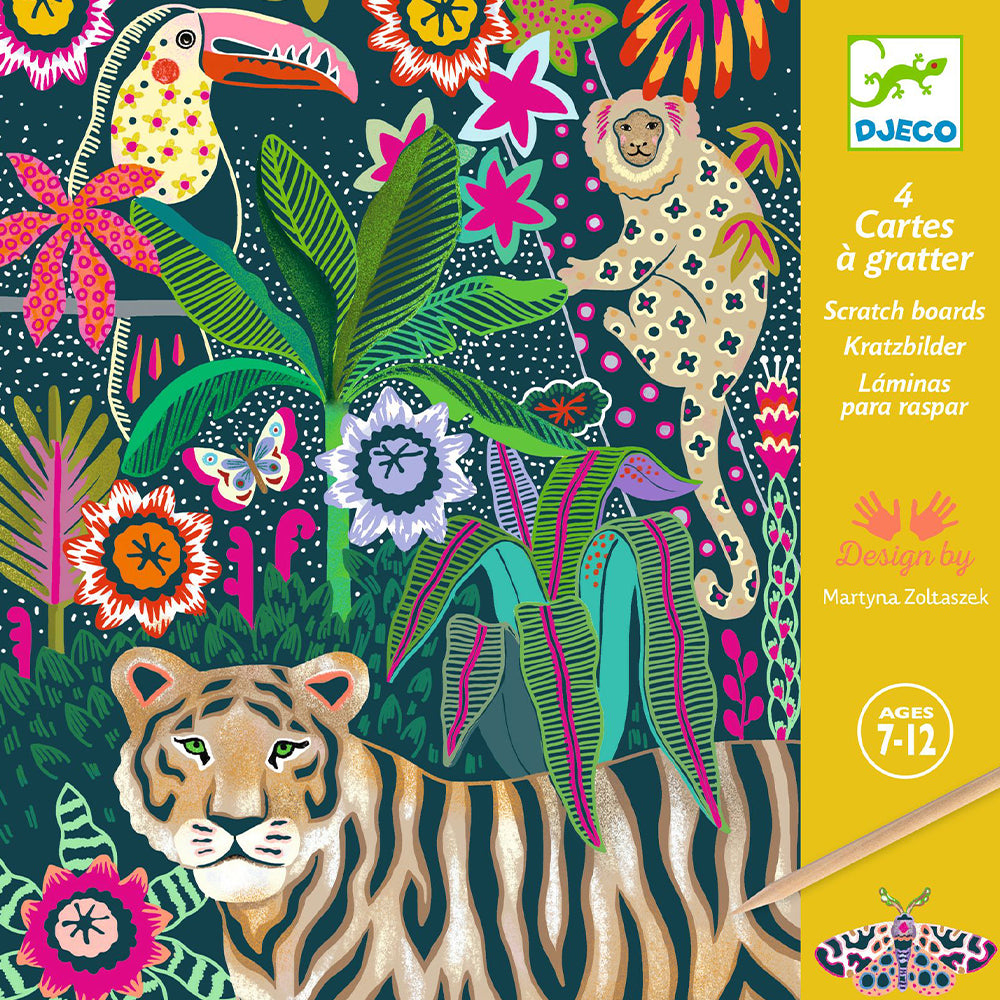 Djeco scratch cards Rococo