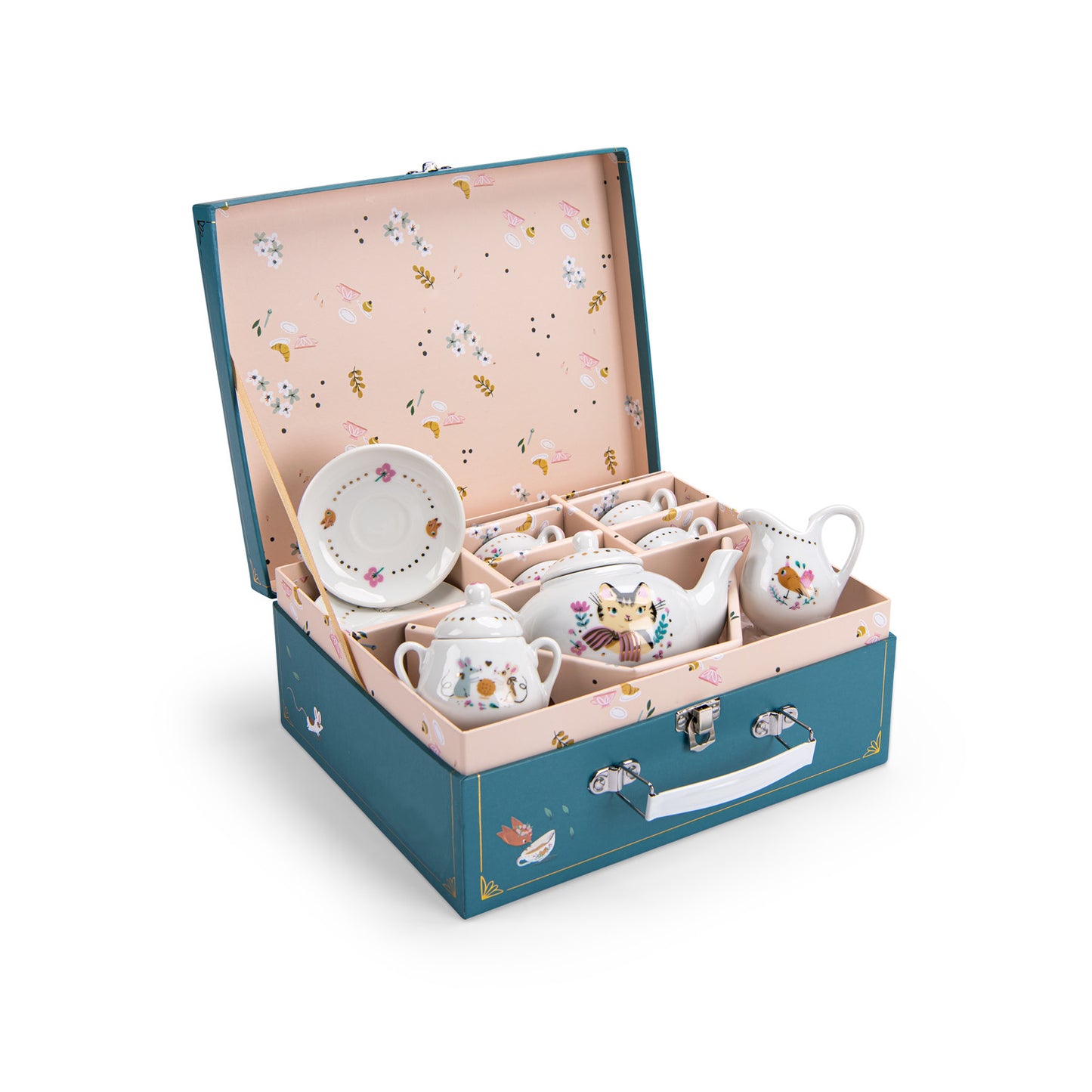 Ceramic tea set Les Parisiennes, Moulin Roty