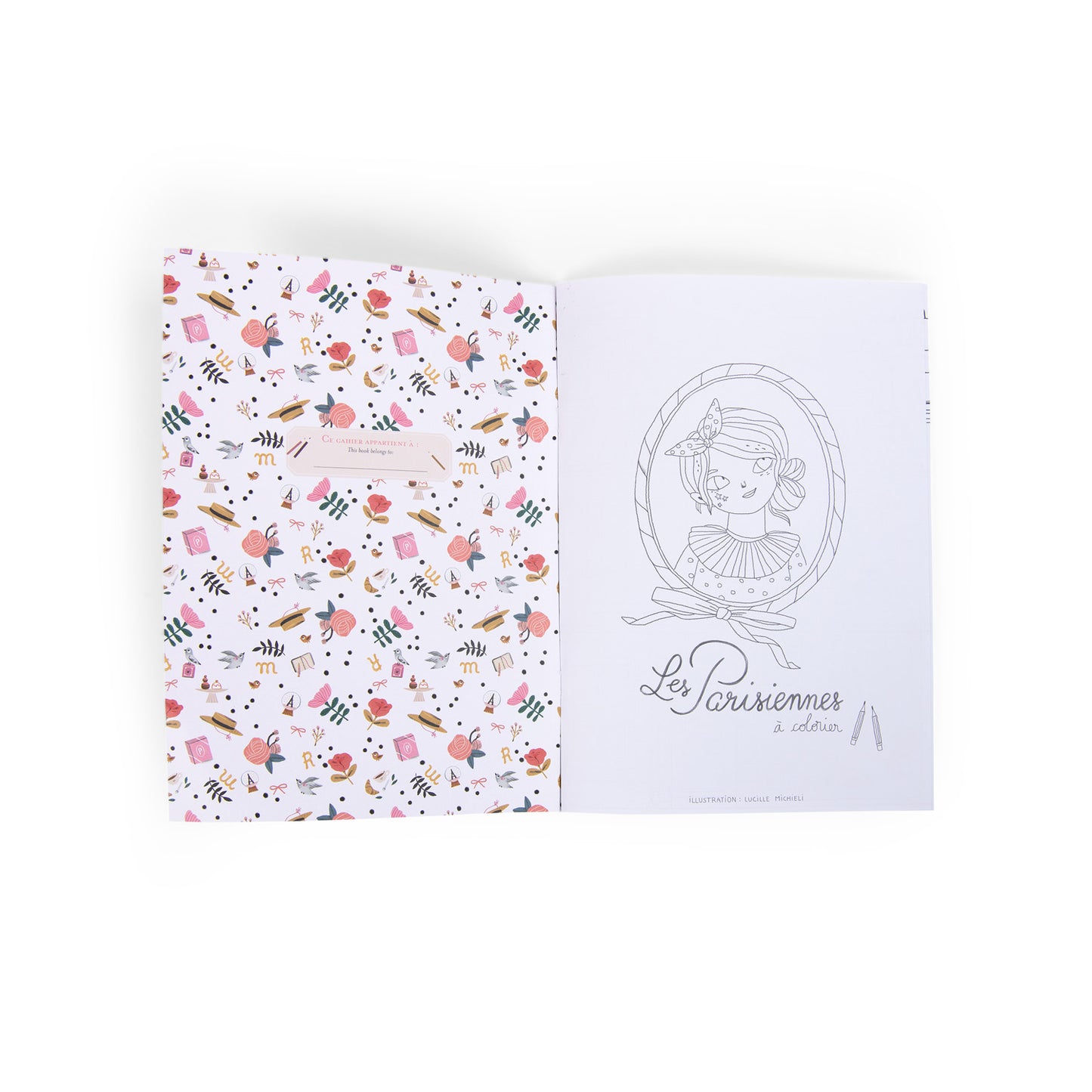 Colouring book Les Parisiennes, Moulin Roty