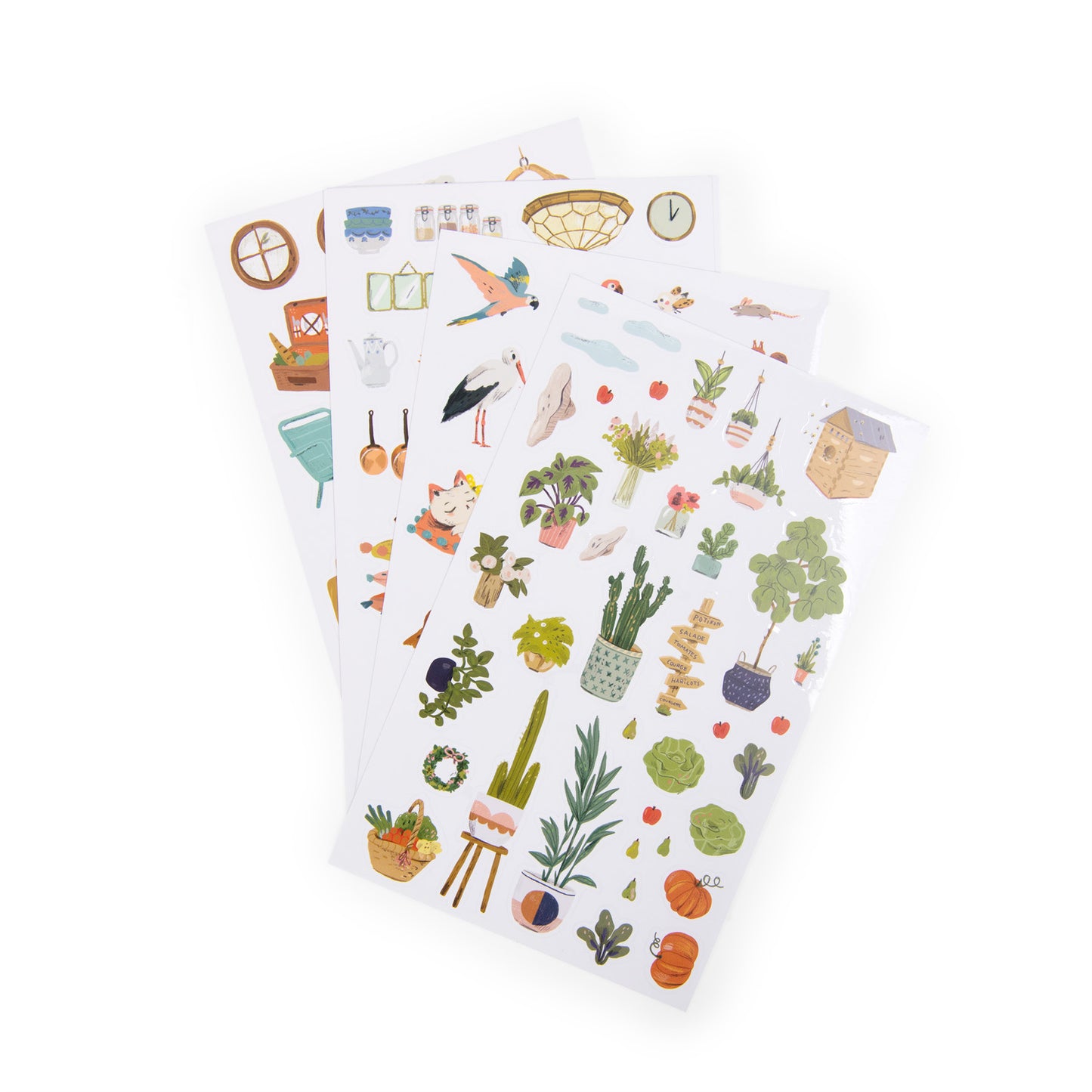 Colouring book + 145 stickers Les Parisiennes, Moulin Roty