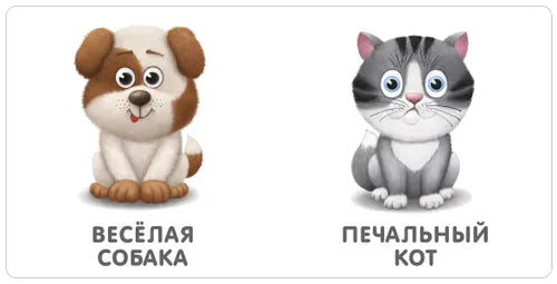 Книжки - картонки. Мои первые эмоции. Робинс