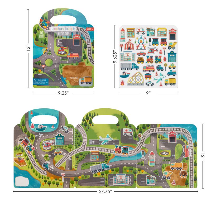 REUSABLE STICKER BOOK CITY
