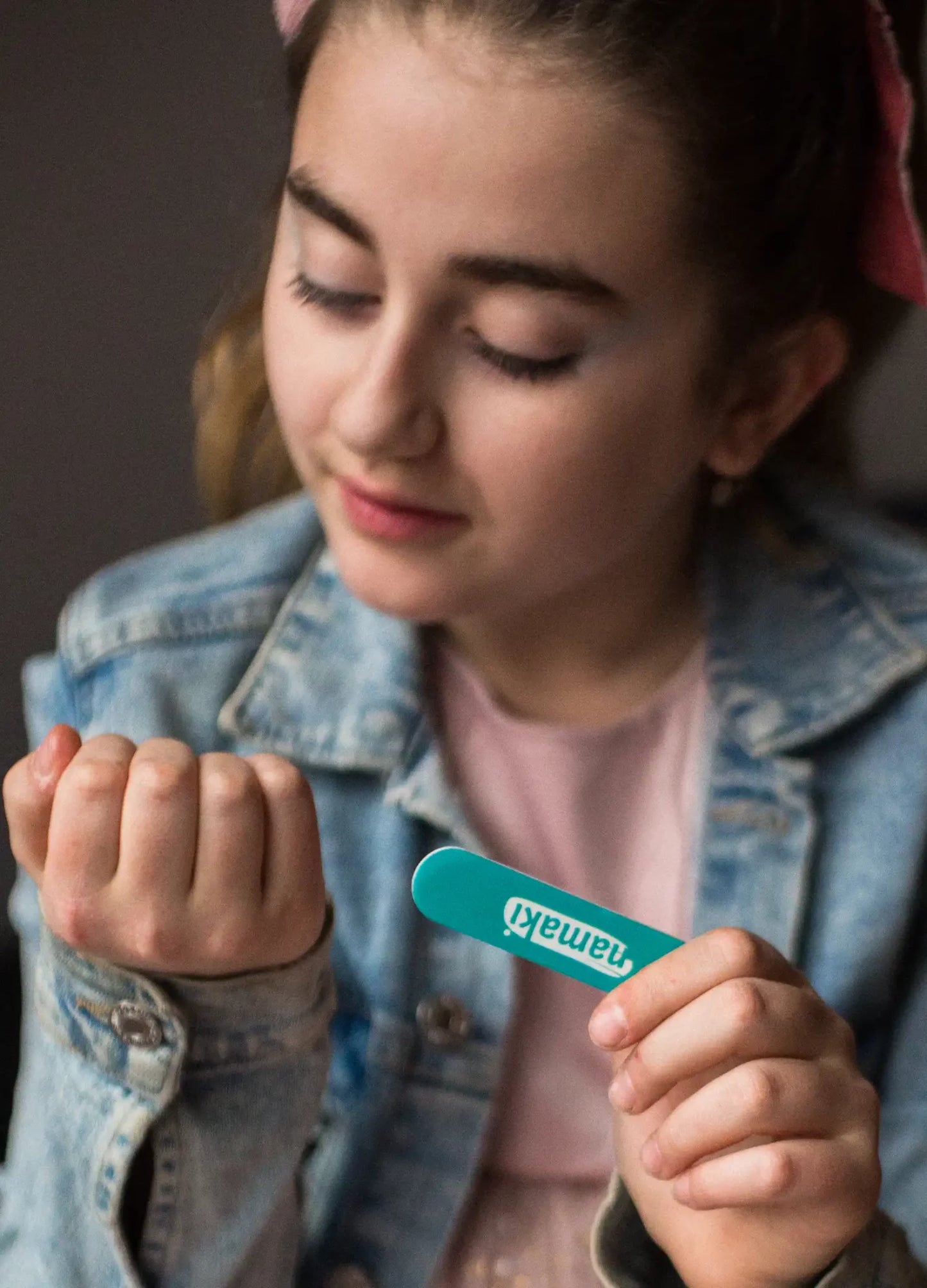 Water-based Nail Polishes Set of 3 + Nail File Sunset