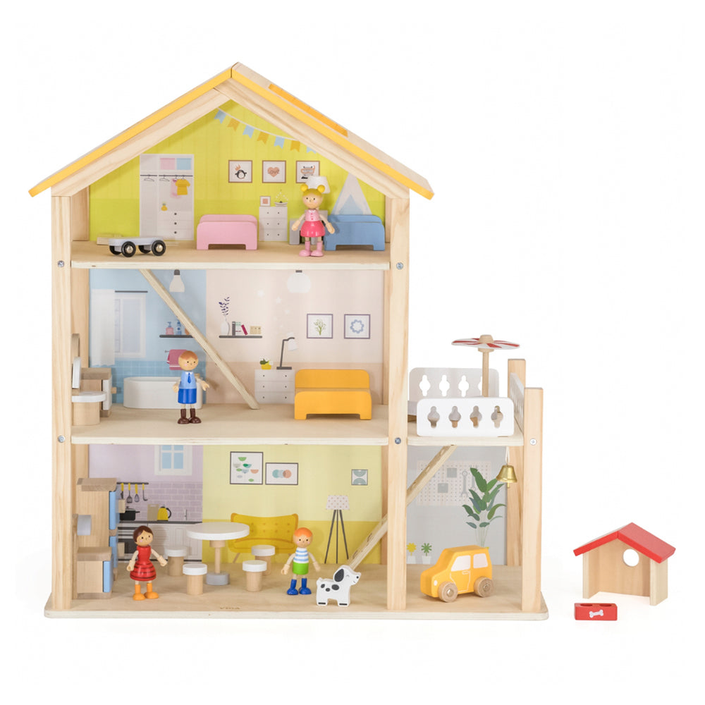 Viga Wooden Dollhouse