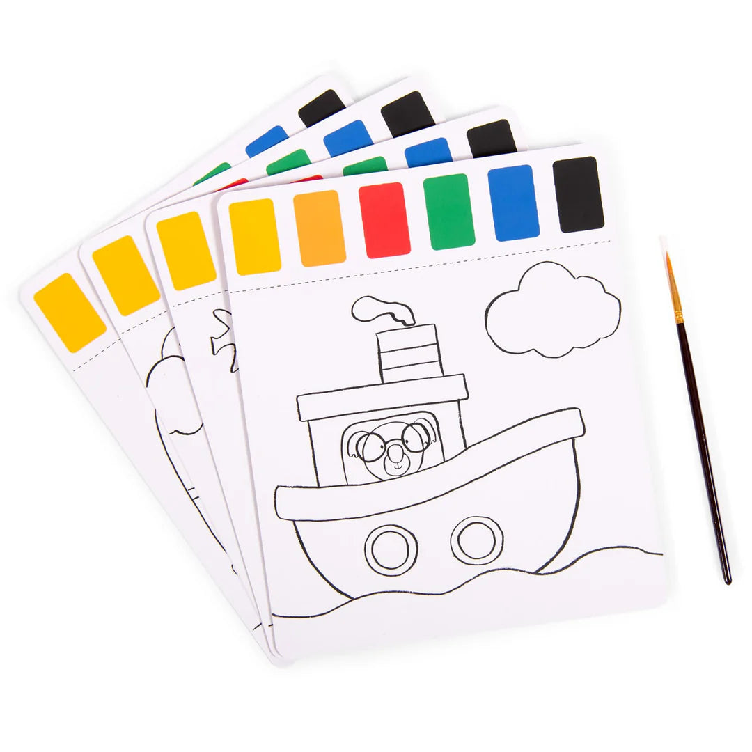 Magic palette painting Les Popipop, Moulin Roty