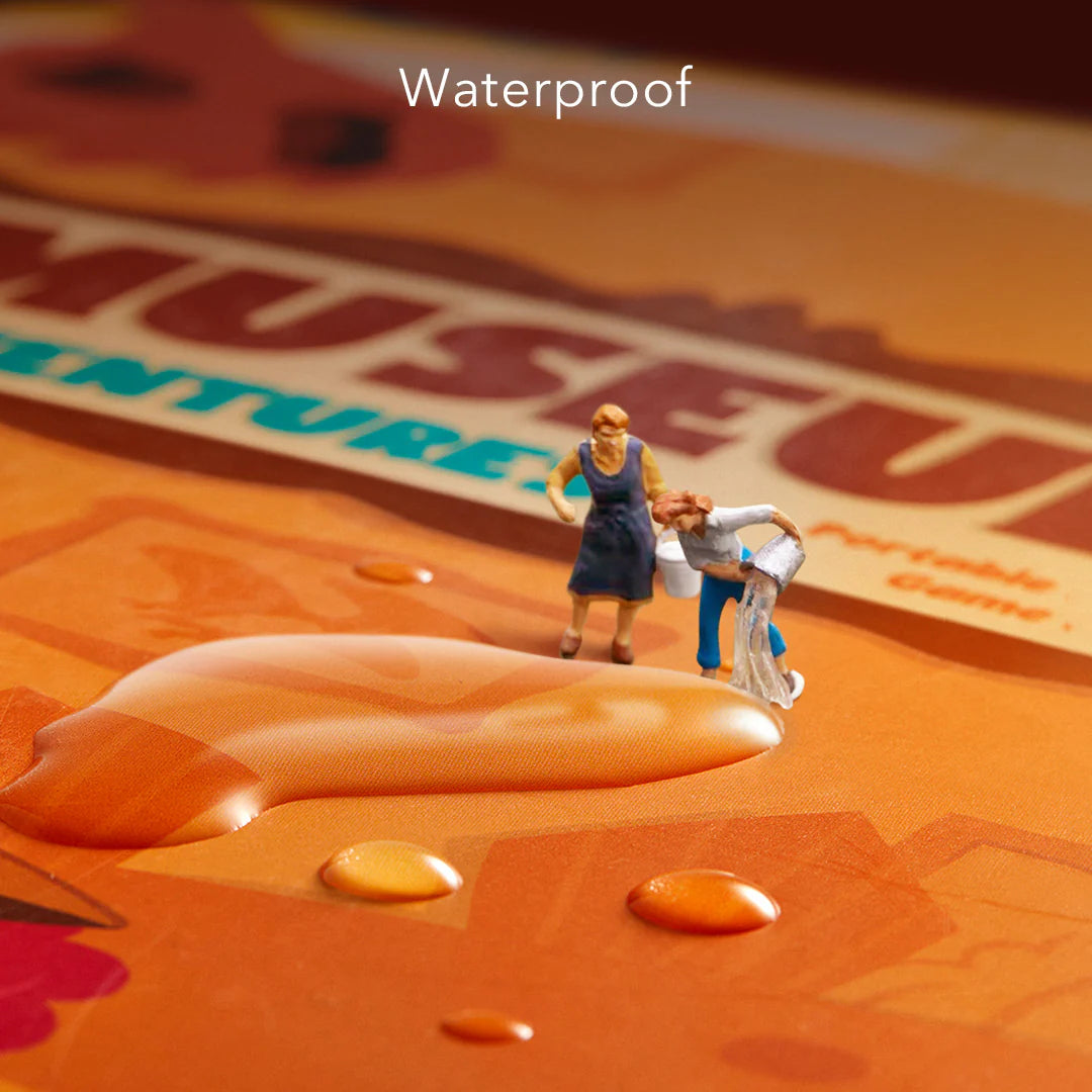 6-in-1 Portable Board Game Book - Museum Adventures, Mideer