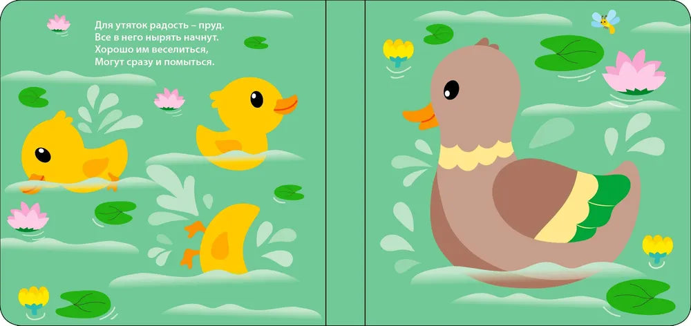 Книжка для купания. Искупай меня. Книжка-проявляшка. Робинс