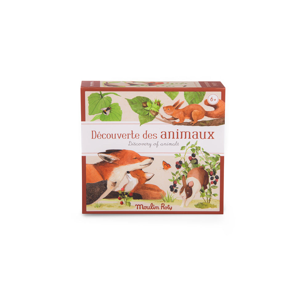 Discovery of animals box Le Jardin du Moulin EN/FR, Moulin Roty