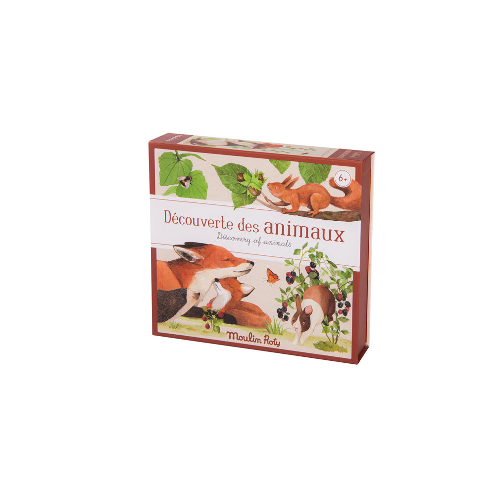 Discovery of animals box Le Jardin du Moulin EN/FR, Moulin Roty