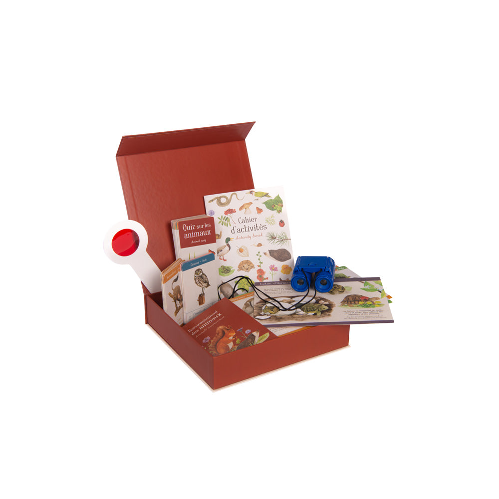 Discovery of animals box Le Jardin du Moulin EN/FR, Moulin Roty