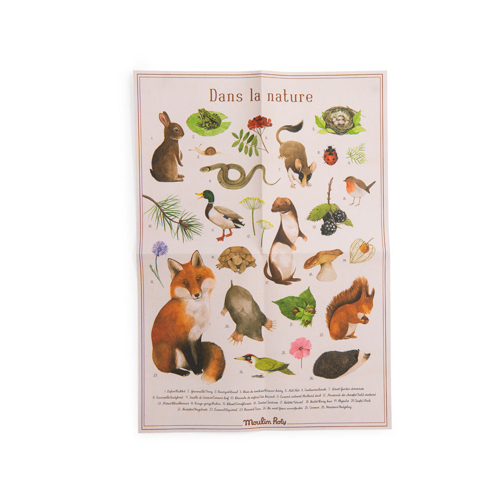Discovery of animals box Le Jardin du Moulin EN/FR, Moulin Roty