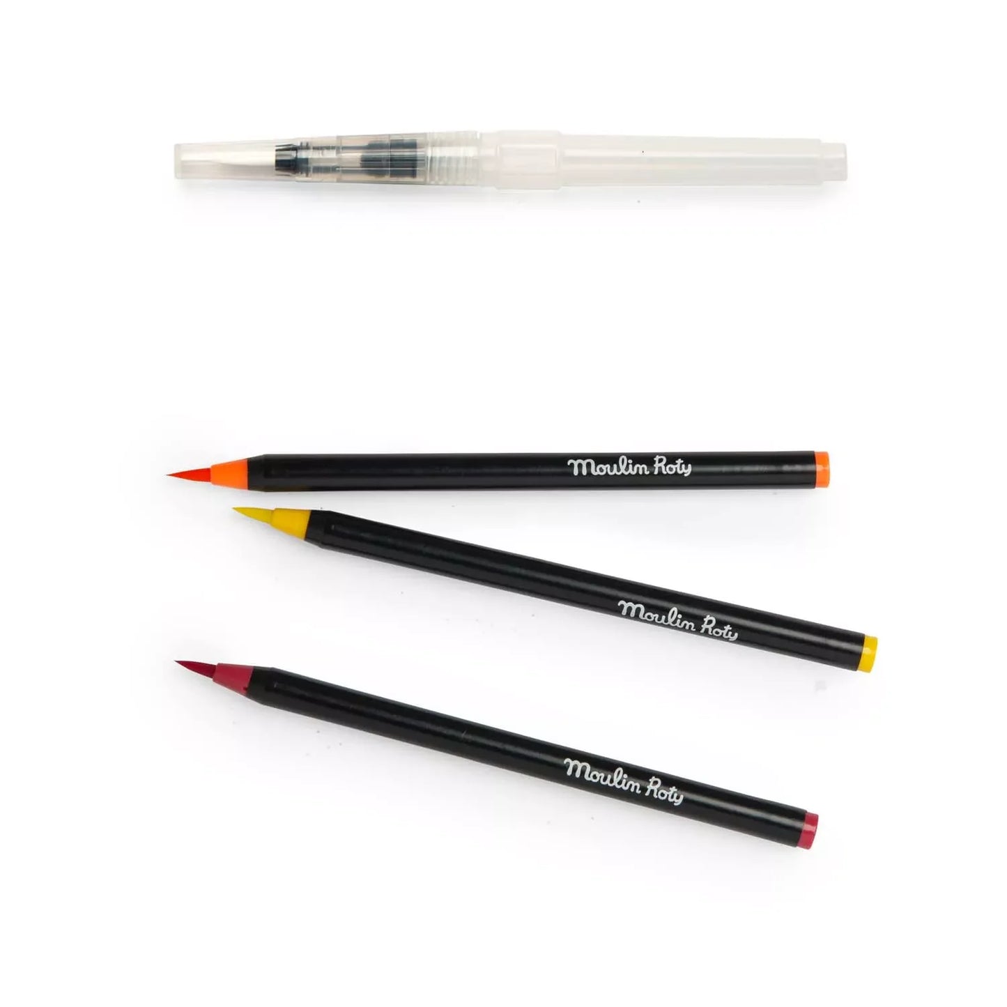 12 watercolour brush pens Le Jardin du Moulin, Moulin Roty