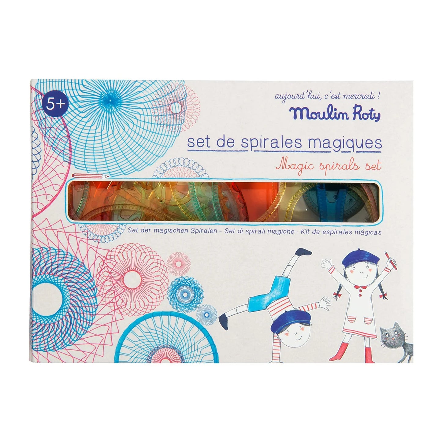 Magic spirals set Aujourd'hui c'est mercredi, Moulin Roty