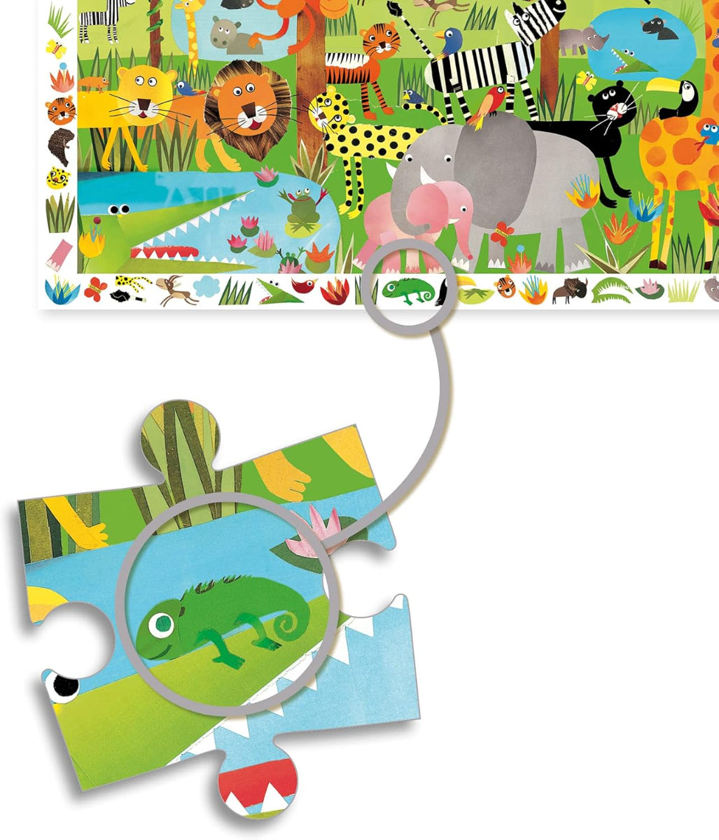 Djeco Puzzles observation Jungle - 35 pcs - FSC MIX