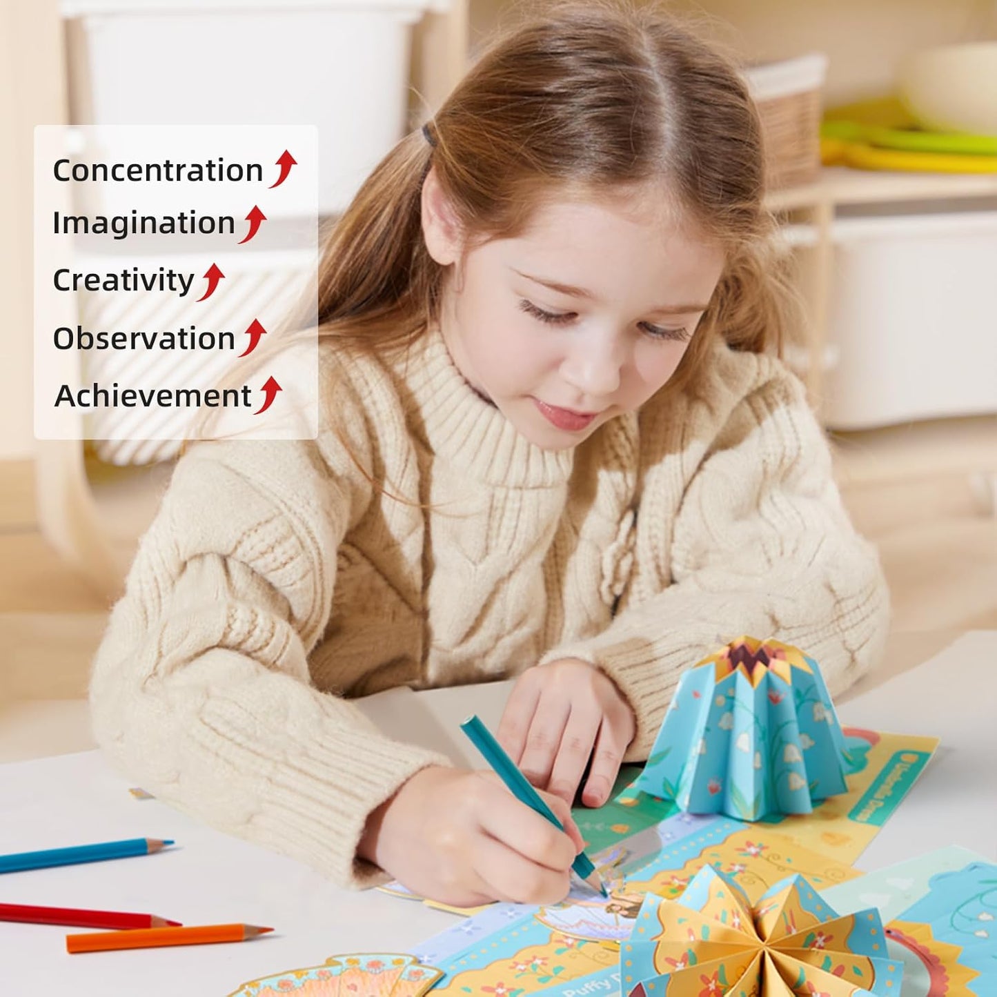 Paper Craft Coloring Cards - My Fashion Showcase, Mideer