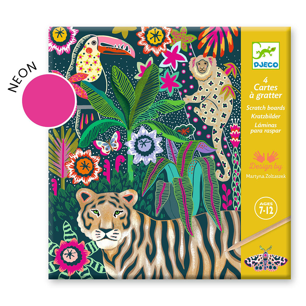 Djeco scratch cards Rococo