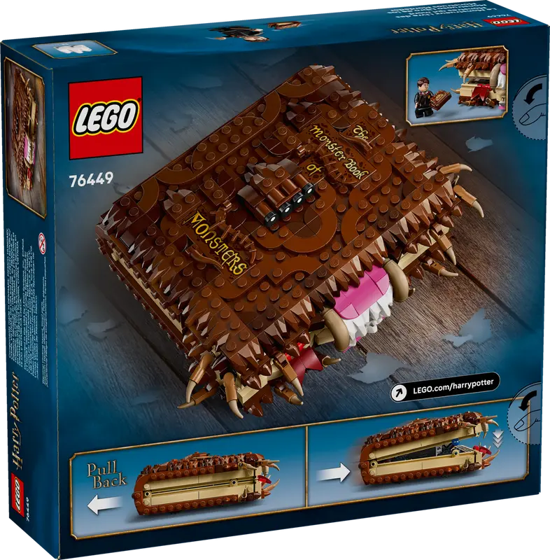 LEGO Harry Potter Chomping Monster Book of Monsters 76449
