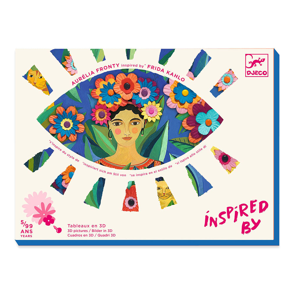Djeco, Inspired by Frida Khalo, 3D decorations Coyoacan, series.