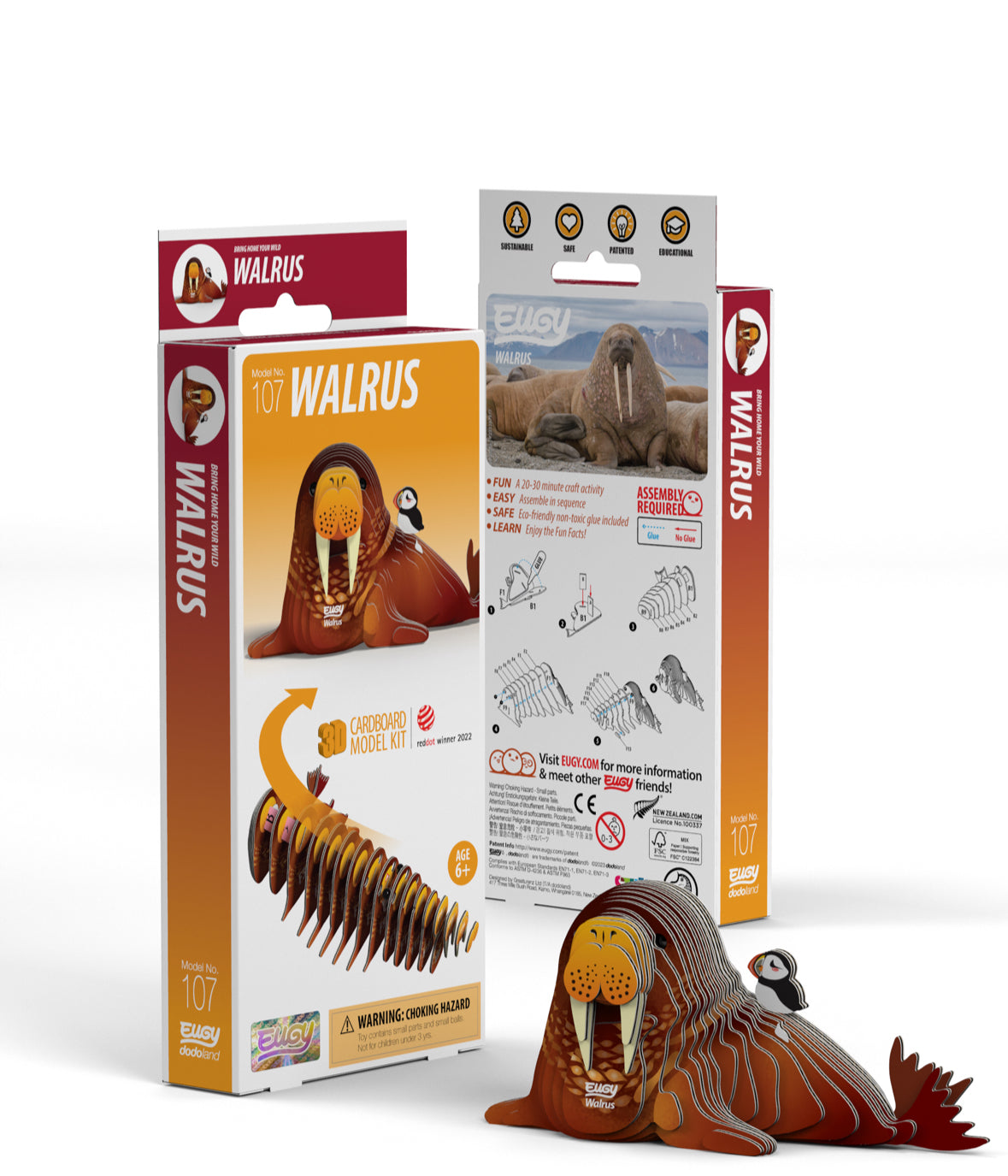 3D puzzle: Walrus, EUGY