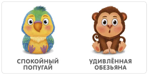 Книжки - картонки. Мои первые эмоции. Робинс