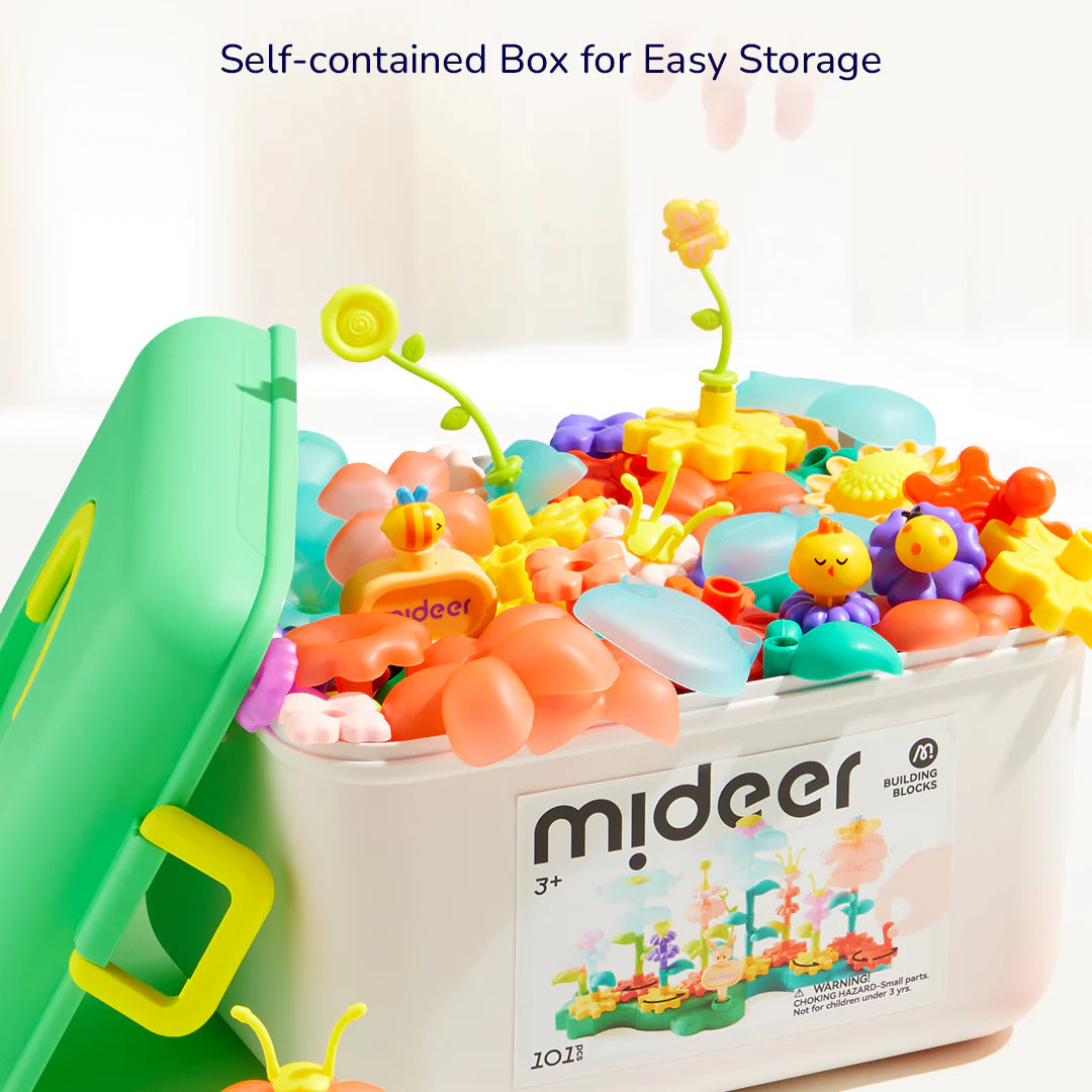 Rotating Garden Puzzle Blocks, Mideer
