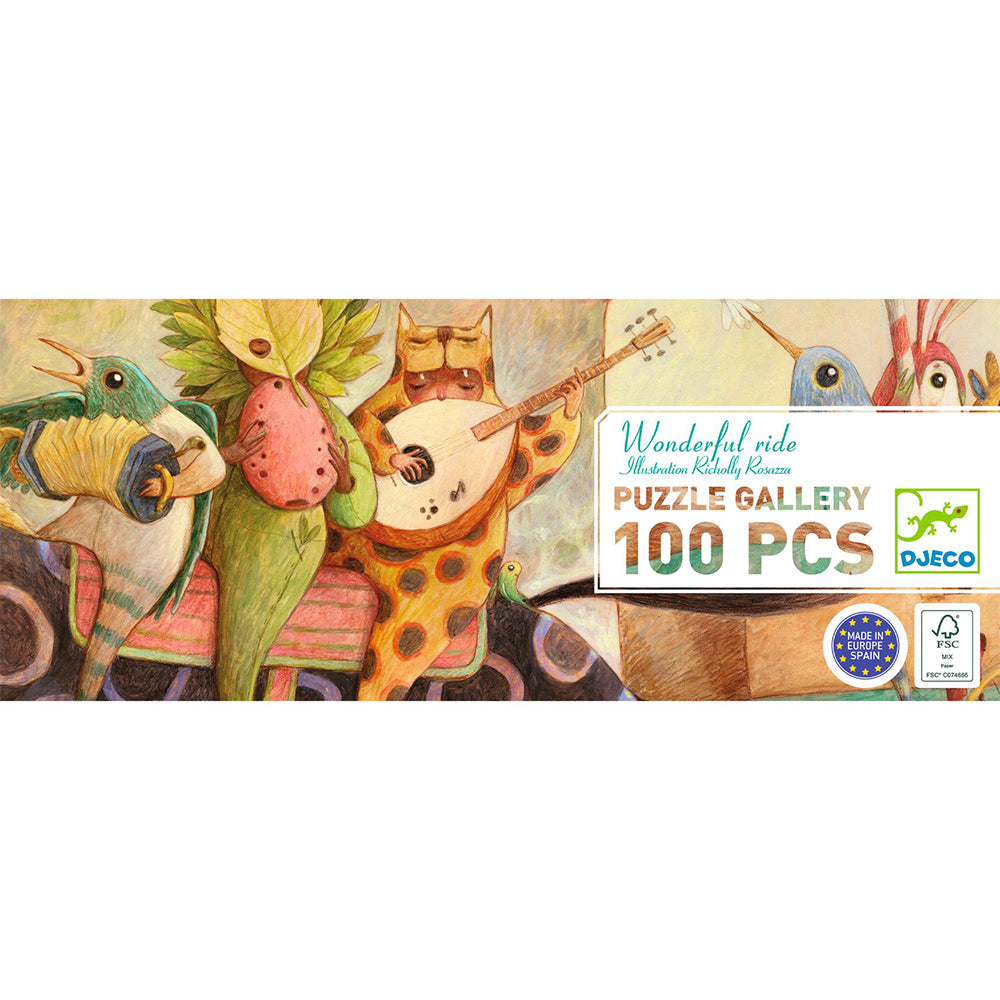 Djeco Wonderful ride - 100 pcs puzzle