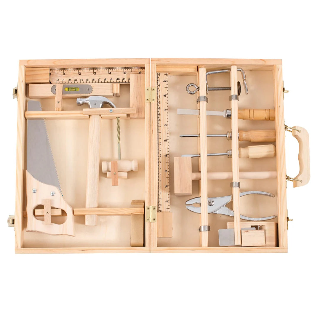 Large tool box set (14 tools), Moulin Roty
