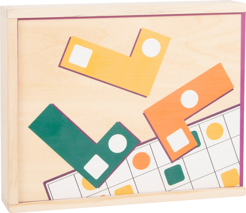 Geometric Shapes Wooden Learning Puzzle, Small Foot