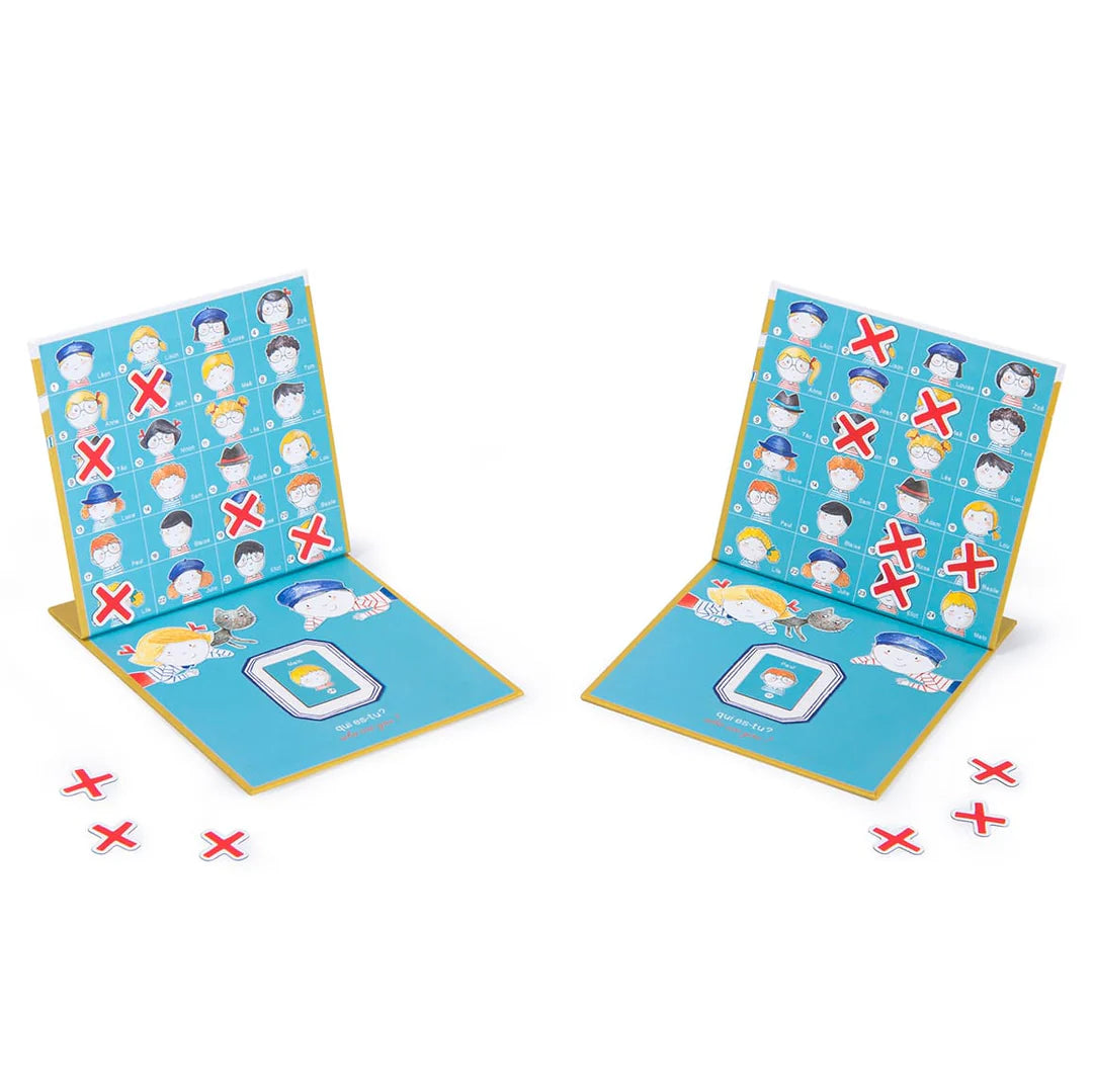 Magnetic guess who game Aujourd'hui c'est mercredi, Moulin Roty