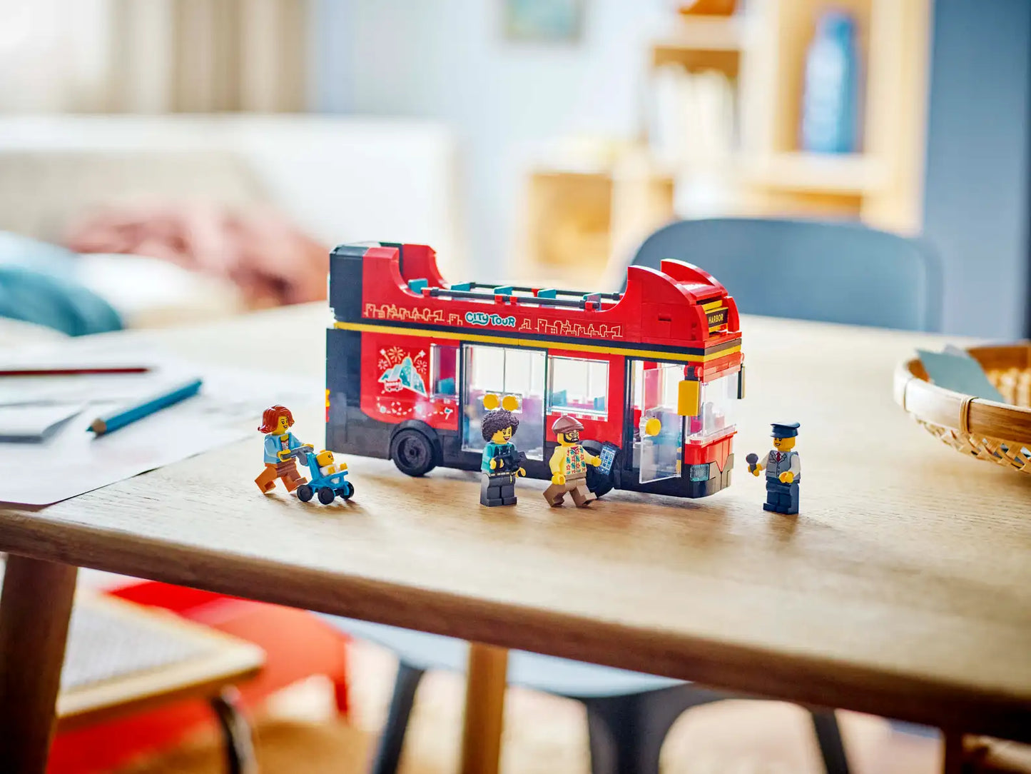 LEGO® City Red Double-Decker Sightseeing Bus toy 60407