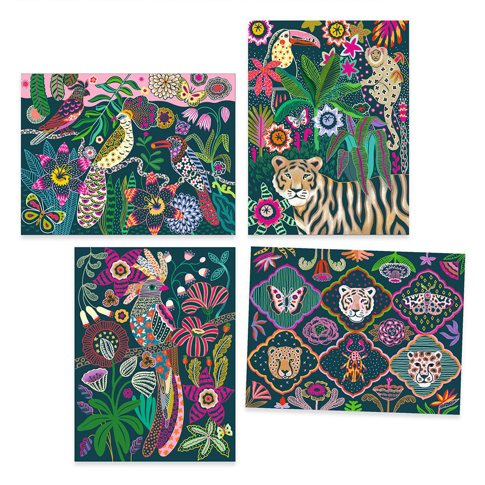 Djeco scratch cards Rococo