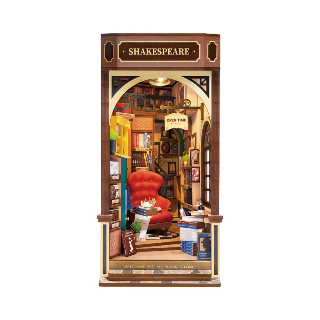 Bookstore, Rolife DIY Book Nook, TGB07