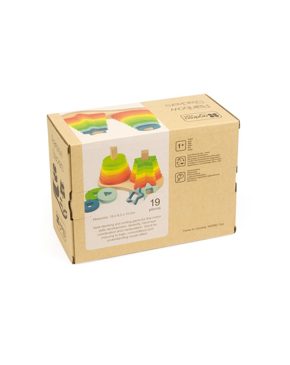 Rainbow Stackers, Andreu Toys