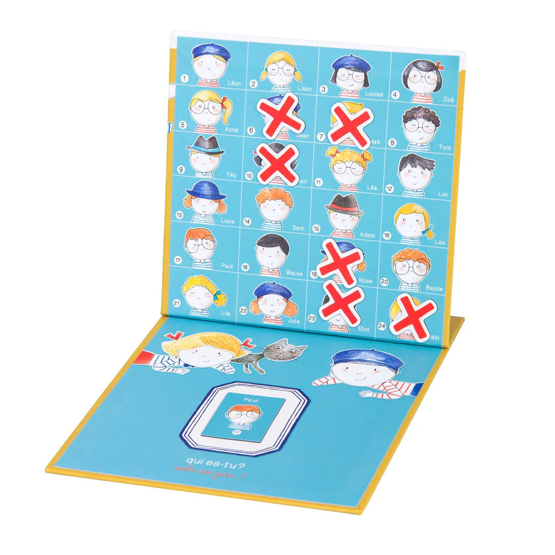 Magnetic guess who game Aujourd'hui c'est mercredi, Moulin Roty