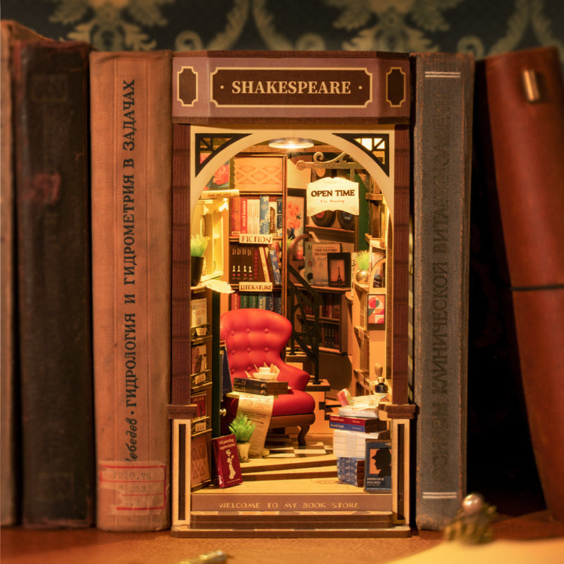 Bookstore, Rolife DIY Book Nook, TGB07