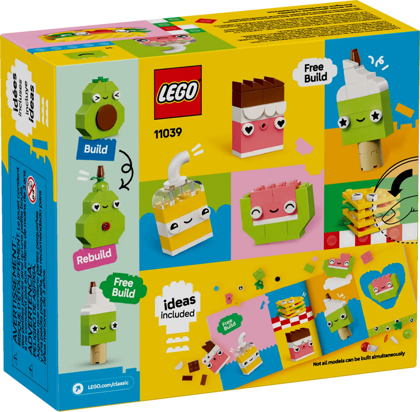 Creative Food Friends 11039, Lego Classic