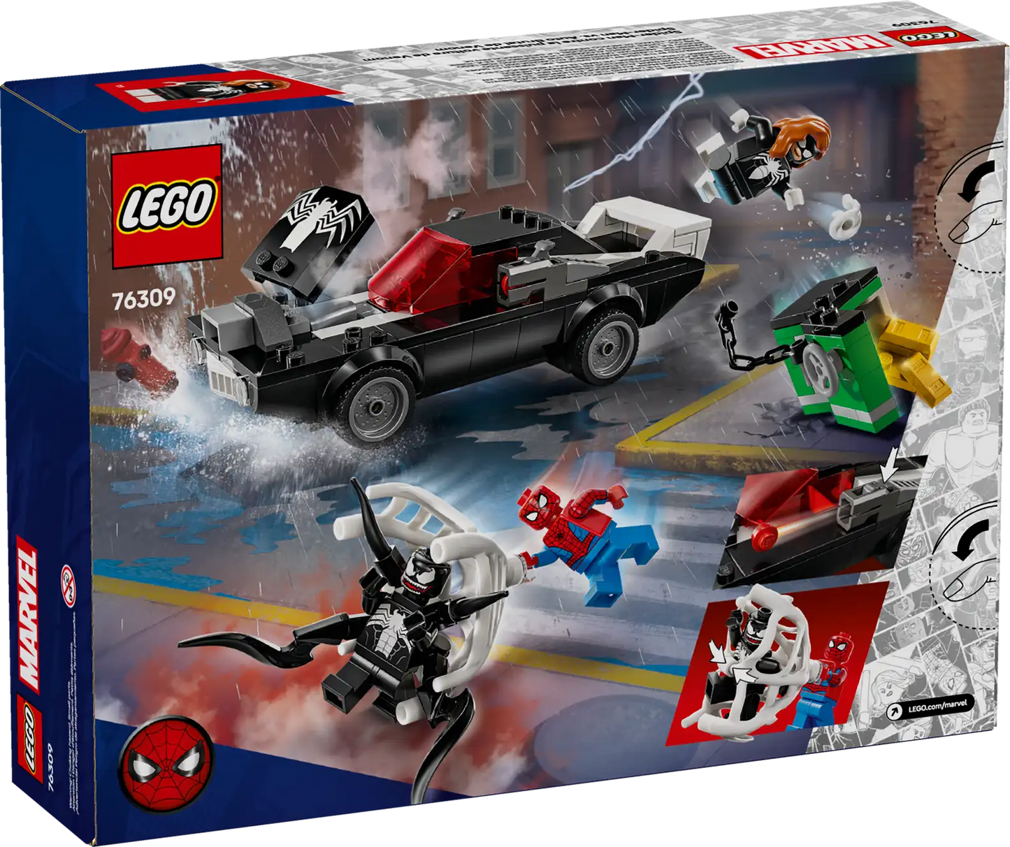LEGO Marvel Spider-Man vs. Venom Muscle Car (76309