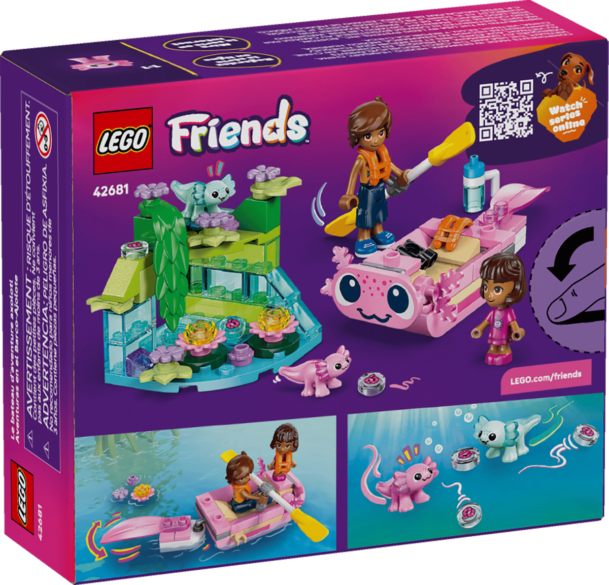 Axolotl Adventure Boat 42681, Lego Friends