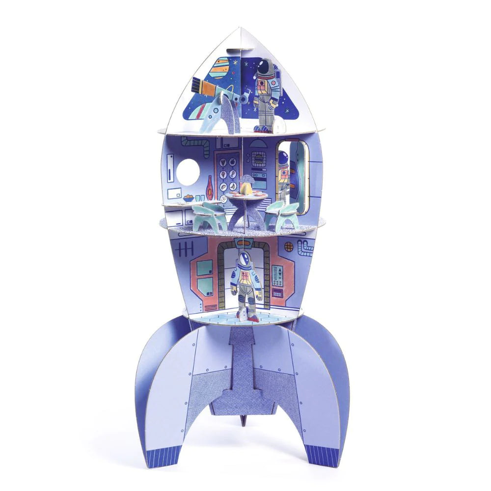 Djeco Art and craft Color. Assemble. Play Space rocket