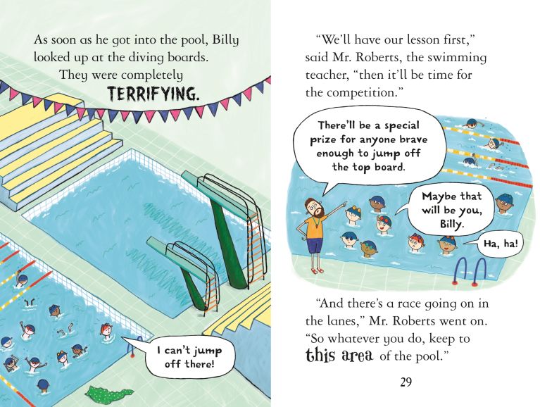 Billy And The Mini Monsters Go Swimming, Usborne