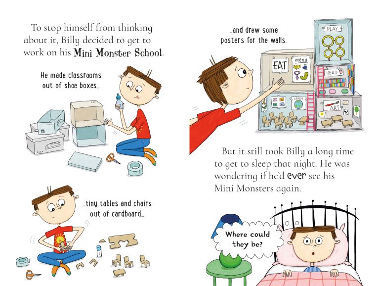 Billy And The Mini Monsters Go To School, Usborne