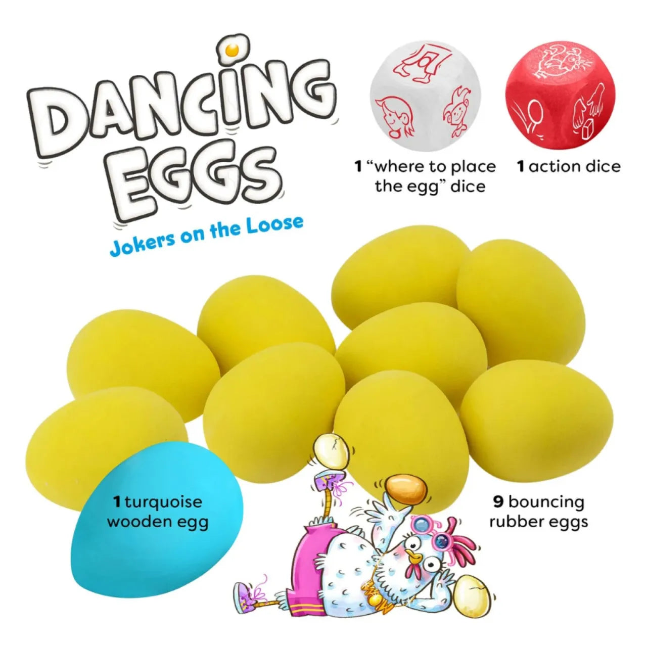 Board game: Dancing Eggs, Haba