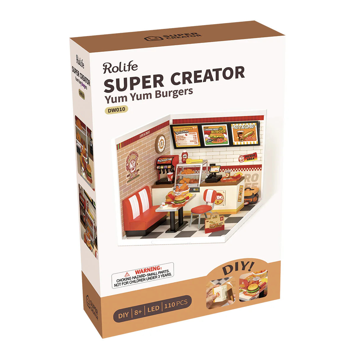 Super Creator Yum Yum Burgers DW010 Rolife