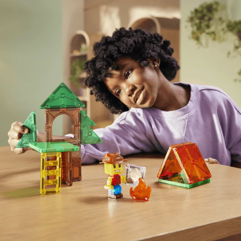 Magnetic Building Set 16-Piece: Camp Out, Magna-Tiles