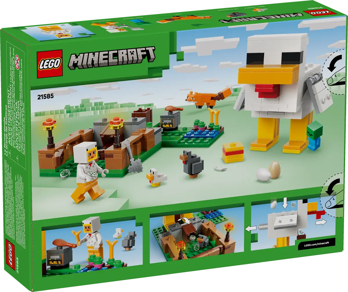 Chicken Farm 21585, Lego Minecraft
