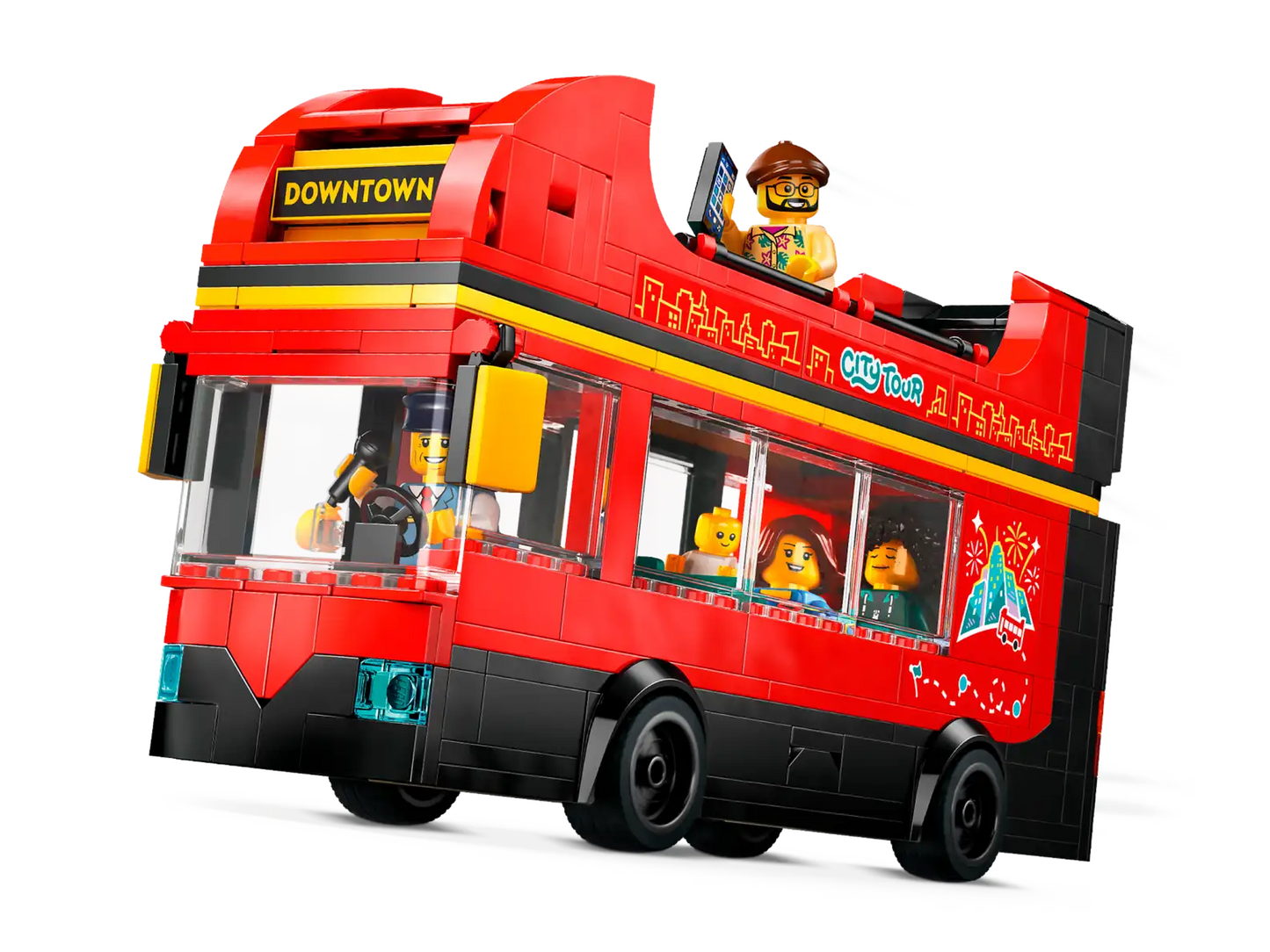 LEGO® City Red Double-Decker Sightseeing Bus toy 60407